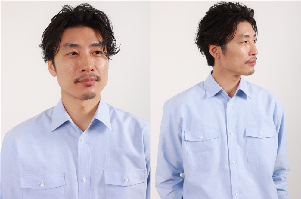 実例：カジュアルな服装に合わせたリラックス感のあるスタイル