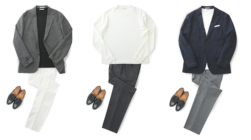 定番化した「Tシャツ」を使うなら、ビジカジコーデのアレンジで差をつける